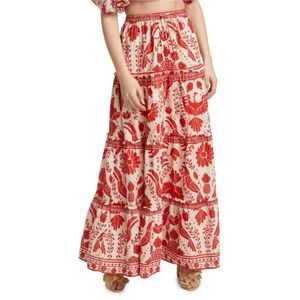 FARM RIO Jungle Flow Maxi Skirt size Medium